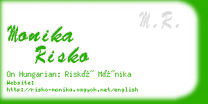 monika risko business card